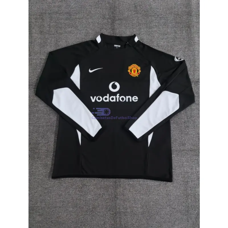 Sudadera De Entrenamiento Manchester United Retro 2002/2003 Negro