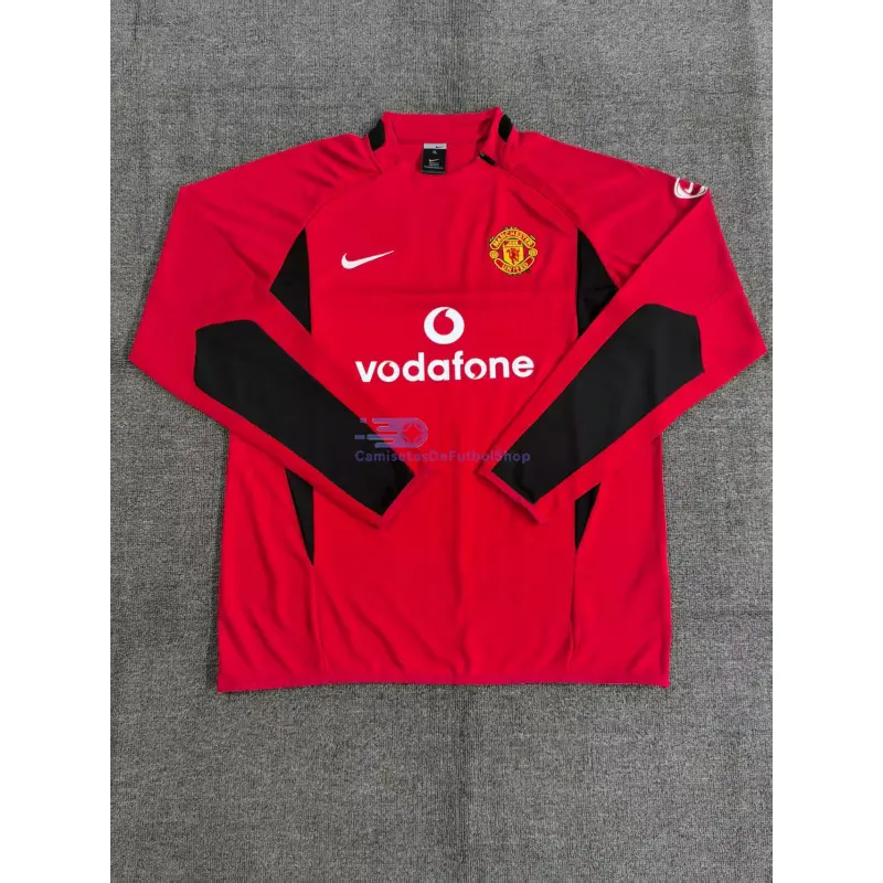 Sudadera De Entrenamiento Manchester United Retro 2002/2003 Rojo