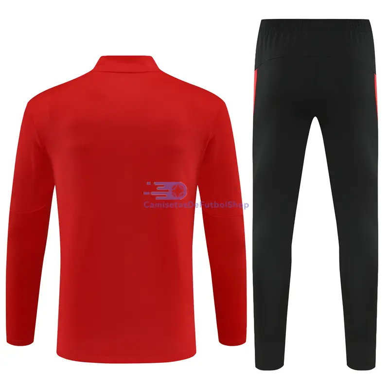 Sudadera De Entrenamiento Portugal 2025/2026 Niño Kit Rojo