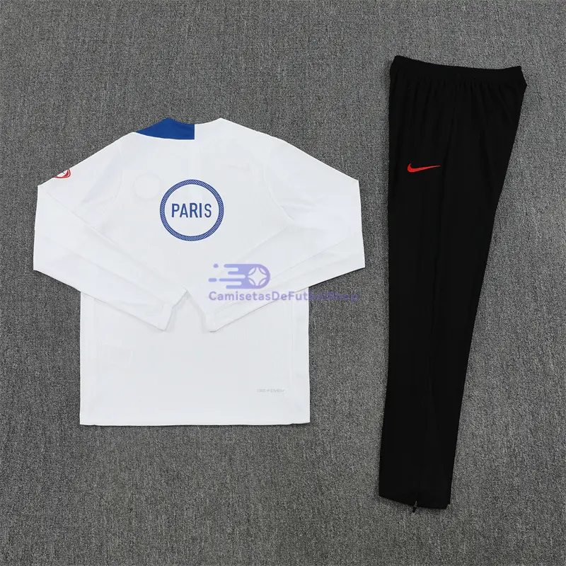 Sudadera De Entrenamiento PSG 2025/2026 Kit Blanco (EDICIÓN JUGADOR)