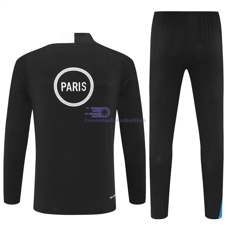 Sudadera De Entrenamiento PSG 2025/2026 Kit Negro (EDICIÓN JUGADOR)