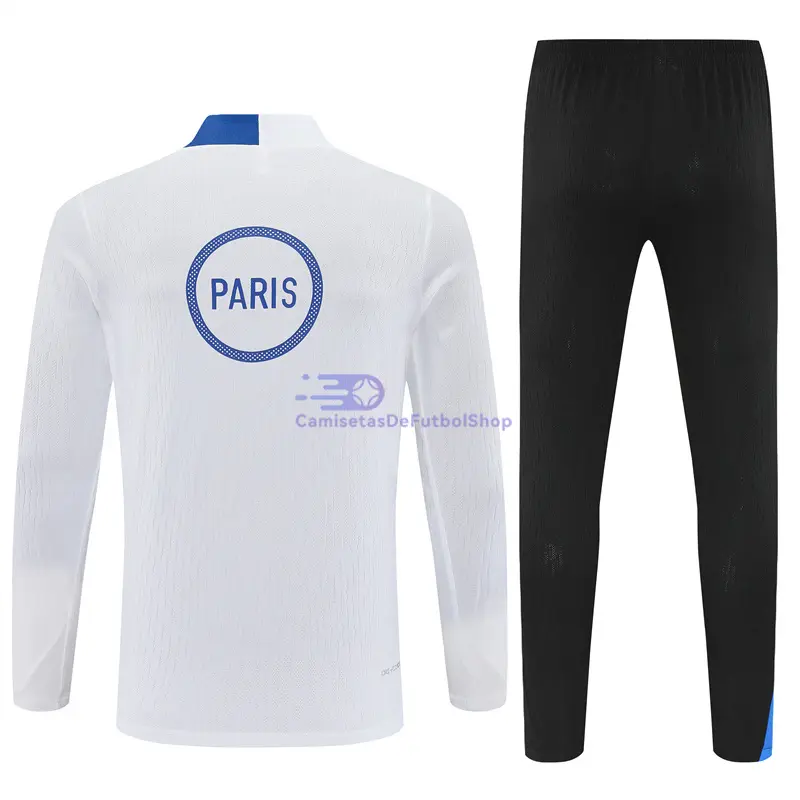 Sudadera De Entrenamiento PSG 2025/2026 Niño Kit Blanco (EDICIÓN JUGADOR)