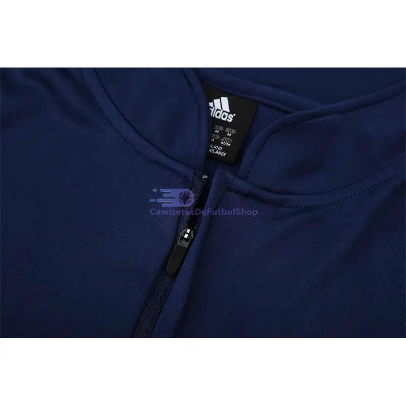 Sudadera De Entrenamiento Real Madrid Retro 2003/04 Azul Marino