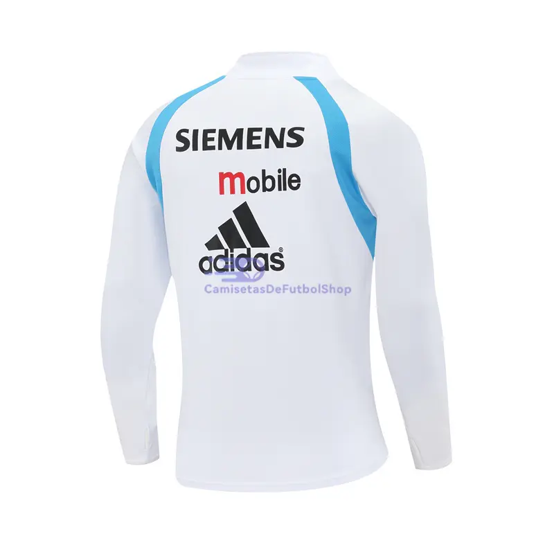 Sudadera De Entrenamiento Real Madrid Retro 2003/04 Blanco
