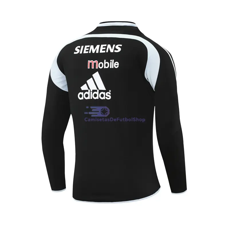 Sudadera De Entrenamiento Real Madrid Retro 2004/05 Negro