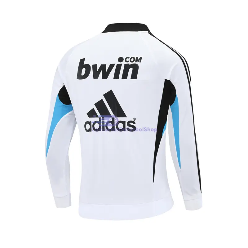 Sudadera De Entrenamiento Real Madrid Retro 2008/09 Blanco