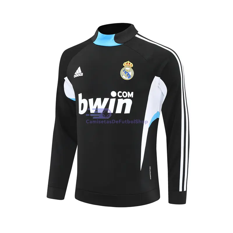 Sudadera De Entrenamiento Real Madrid Retro 2008/09 Negro