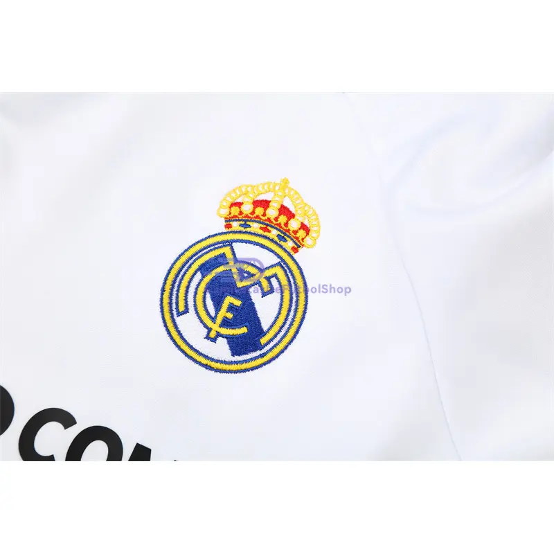 Sudadera De Entrenamiento Real Madrid Retro 2009/10 Blanco