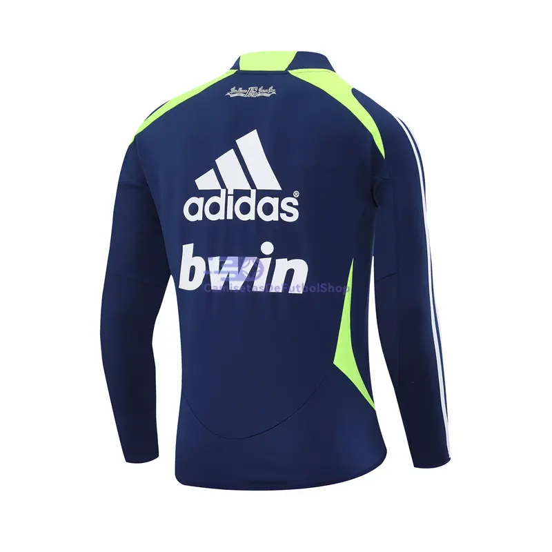 Sudadera De Entrenamiento Real Madrid Retro 2012/13 Azul Marino