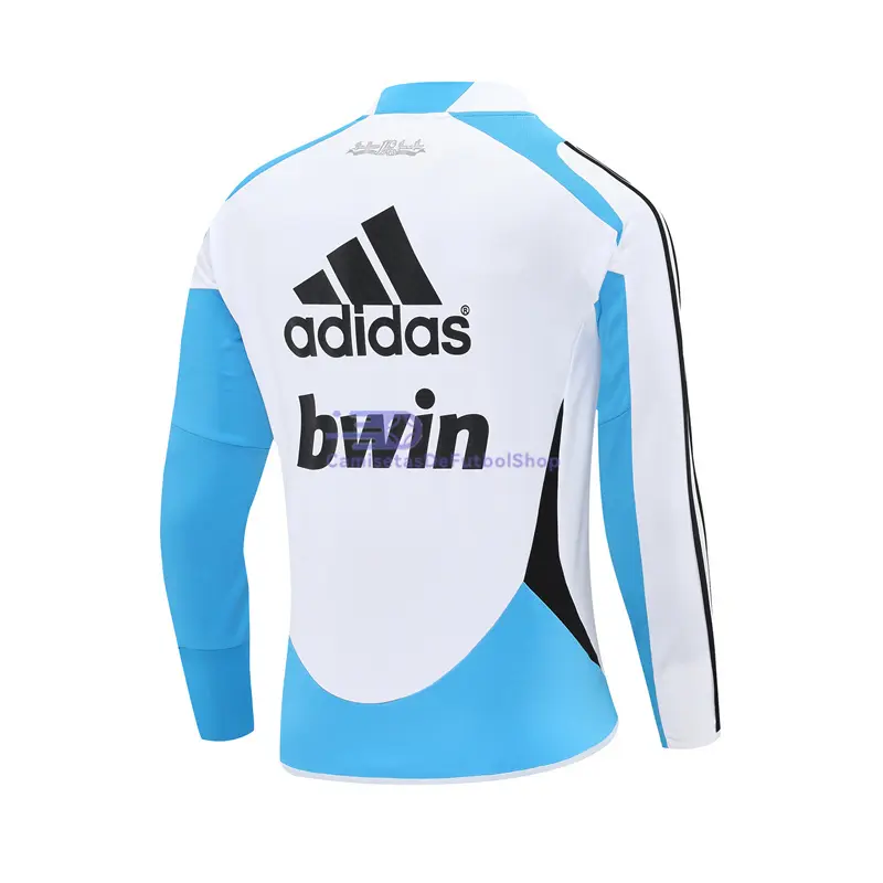 Sudadera De Entrenamiento Real Madrid Retro 2012/13 Blanco/Azul