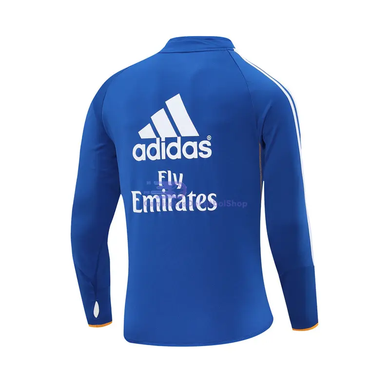 Sudadera De Entrenamiento Real Madrid Retro 2013/14 Azul Real
