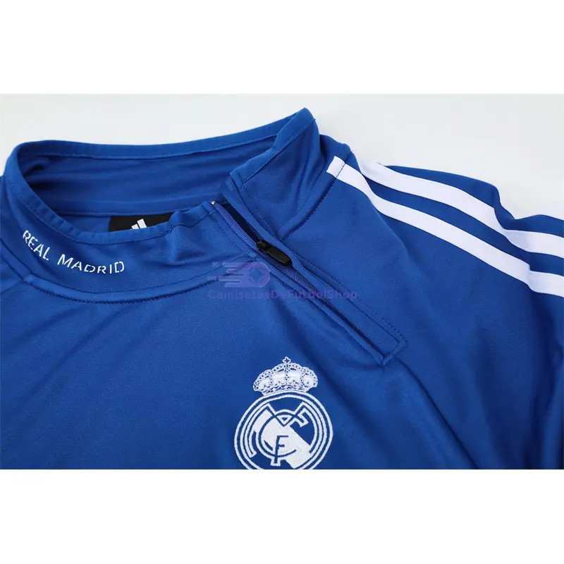 Sudadera De Entrenamiento Real Madrid Retro 2013/14 Azul Real