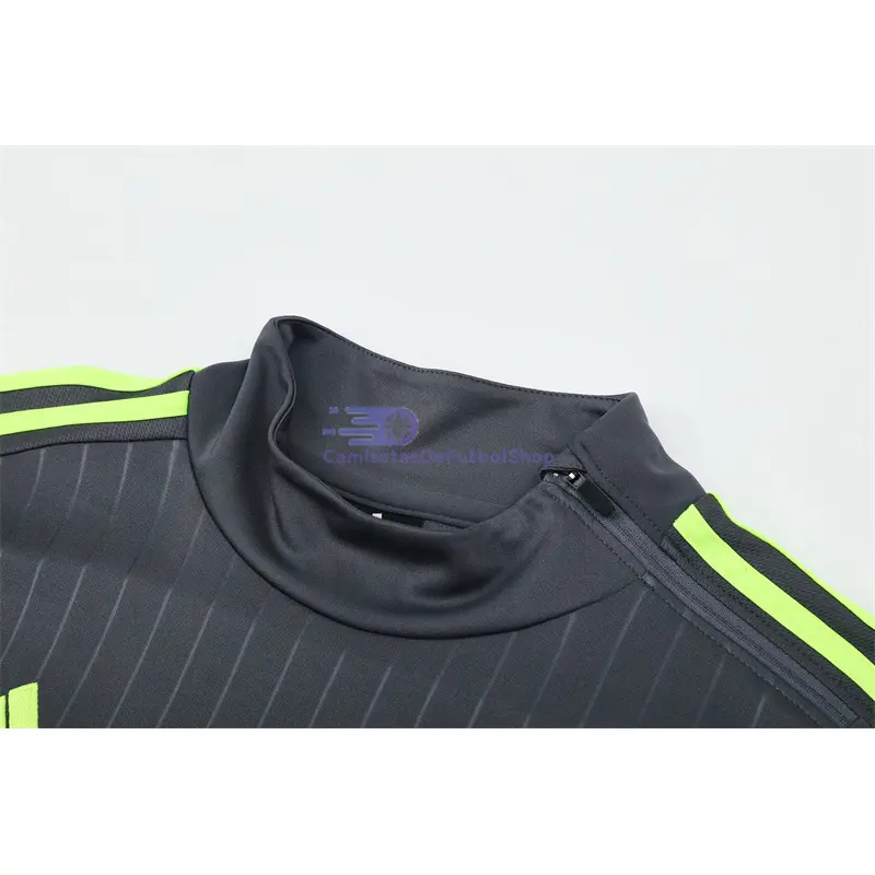 Sudadera De Entrenamiento Real Madrid Retro 2015/16 Gris Oscuro