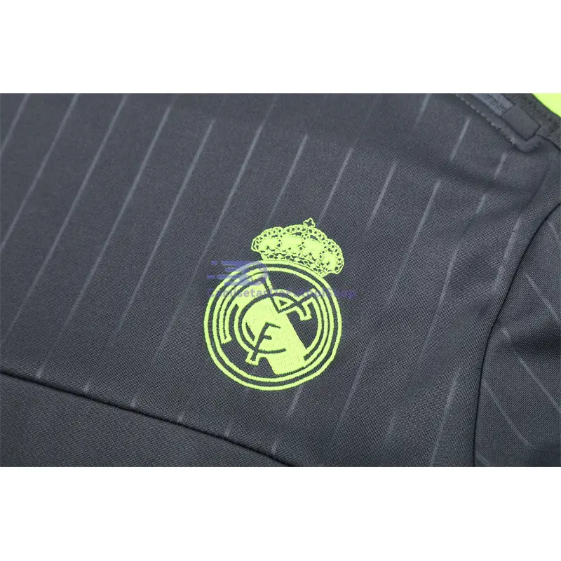 Sudadera De Entrenamiento Real Madrid Retro 2015/16 Gris Oscuro