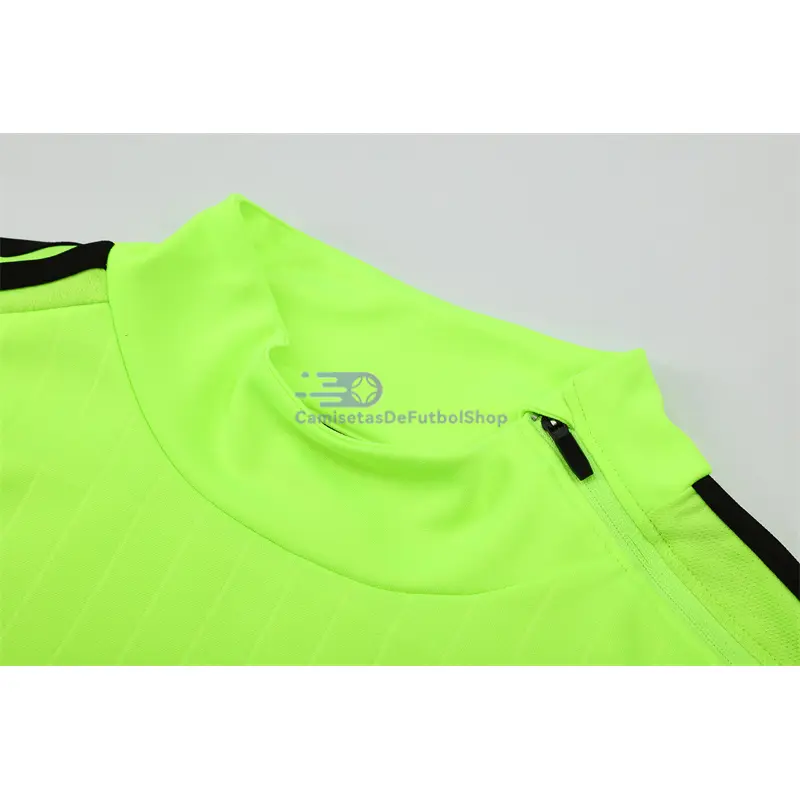 Sudadera De Entrenamiento Real Madrid Retro 2015/16 Verde Neón
