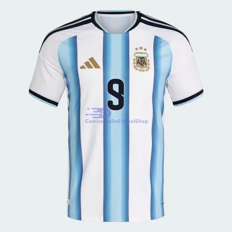 Camiseta J.Álvarez 9 Argentina 2026 1ª Equipación Azul/Blanco