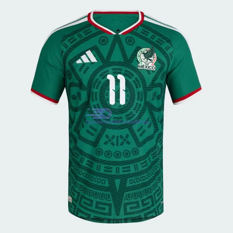 Camiseta S.Gimenez 11 México 2026 1ª Equipación Verde