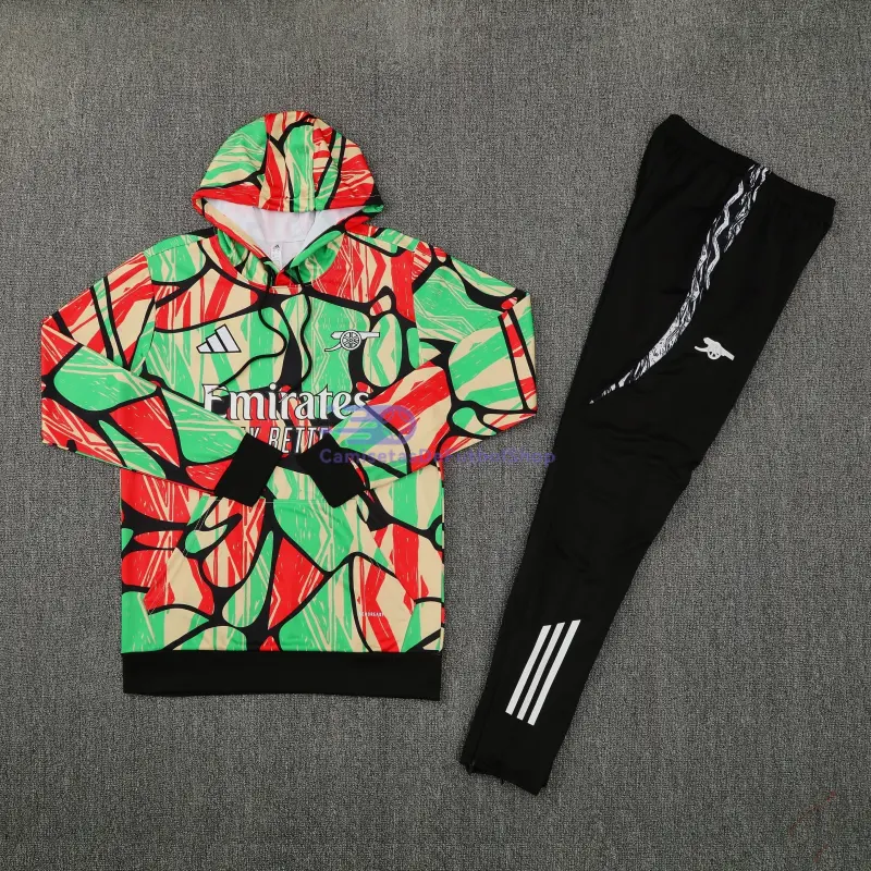 Sudadera de Entrenamiento Arsenal 2025/2026 con Capucha Kit Multicolor con Estampado
