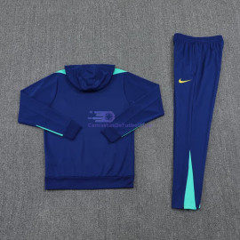 Sudadera de Entrenamiento Brasil 2025/2026 con Capucha Kit Azul