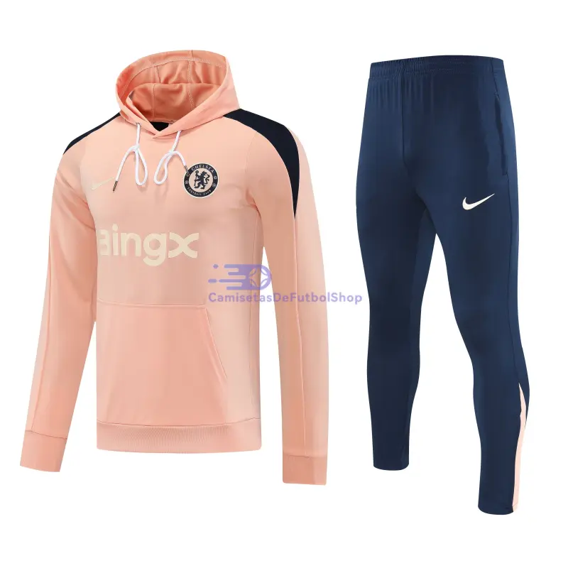 Sudadera de Entrenamiento Chelsea 2025/2026 con Capucha Kit Rosa Loto