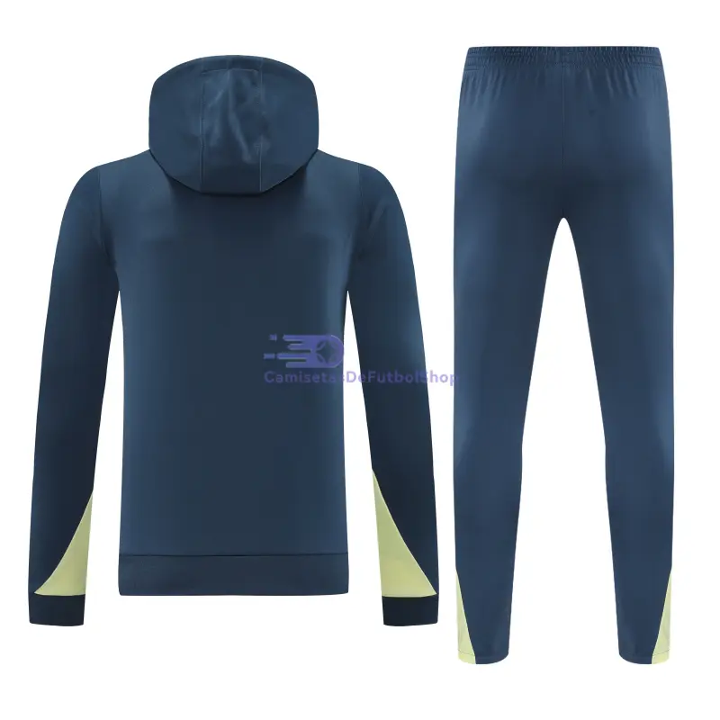 Sudadera de Entrenamiento Club America 2025/2026 con Capucha Kit Azul Oscuro