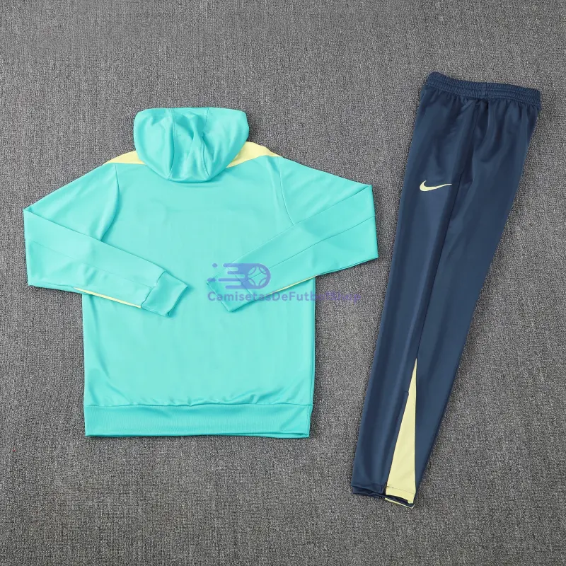 Sudadera de Entrenamiento Club America 2025/2026 con Capucha Kit Turquesa