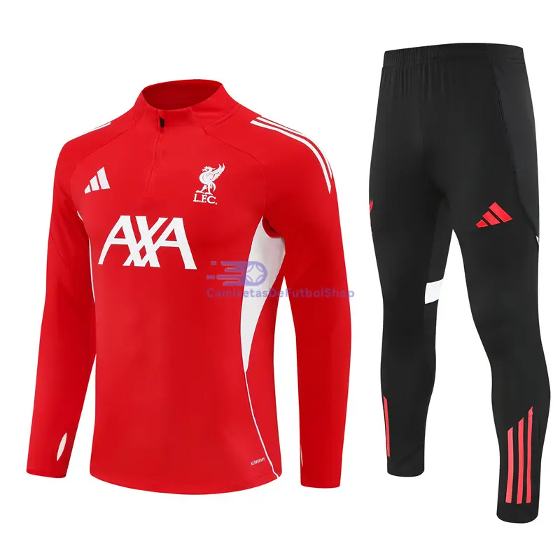 Sudadera De Entrenamiento Liverpool 2025/2026 Kit Rojo