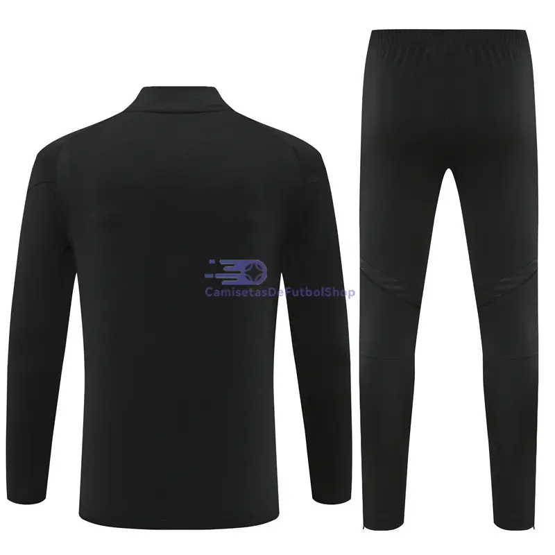 Sudadera De Entrenamiento Real Madrid 2025/2026 Niño Kit Negro/Naranja (EDICIÓN JUGADOR)