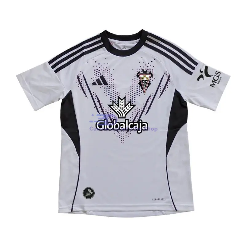 Camiseta Albacete 2025/2026 1ª Equipación Blanco con Parche La Liga