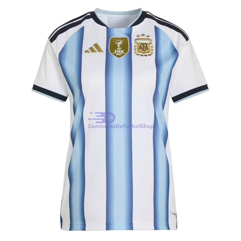 Camiseta Argentina 2026 1ª Equipación Azul/Blanco Mujer con FIFA2022