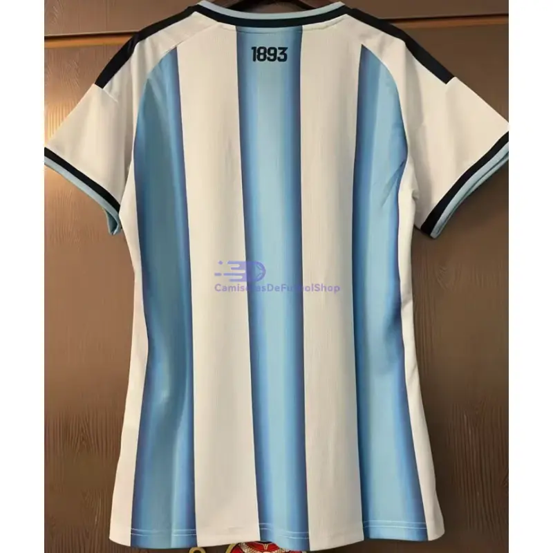 Camiseta Argentina 2026 1ª Equipación Azul/Blanco Mujer con FIFA2022
