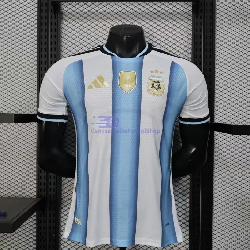 Camiseta Argentina 2026 1ª Equipación Azul/Blanco (EDICIÓN JUGADOR)