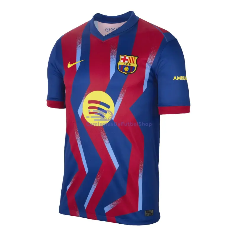 Camiseta Barcelona 2025/2026 4ª Equipación Azul/Rojo