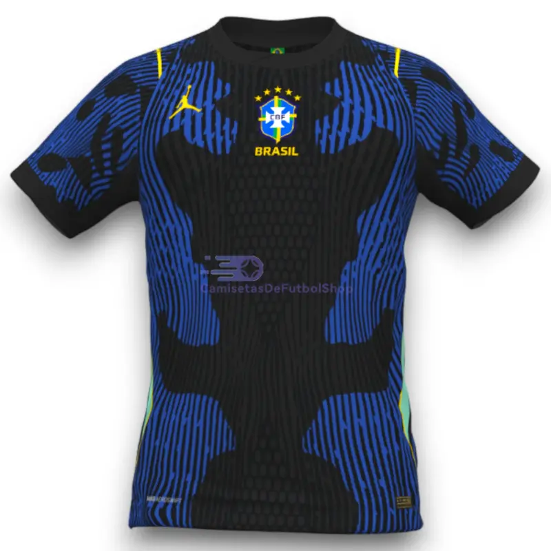 Camiseta Brasil 2026 2ª Equipación Mundial Azul