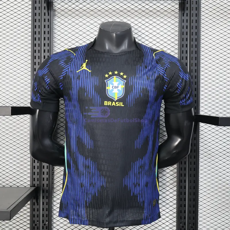 Camiseta Brasil 2026 2ª Equipación Mundial Azul (EDICIÓN JUGADOR)
