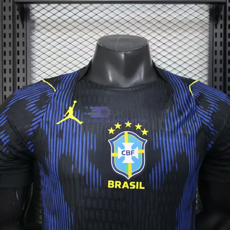 Camiseta Brasil 2026 2ª Equipación Mundial Azul (EDICIÓN JUGADOR)