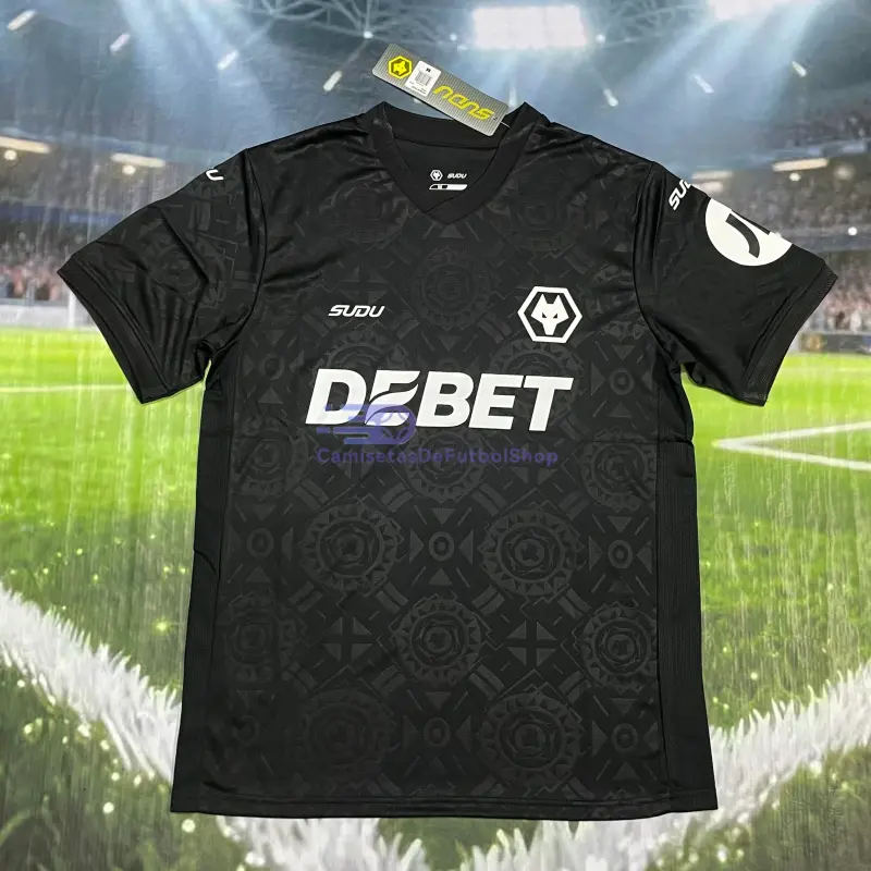 Camiseta de Portero Wolverhampton Wanderers 2025/2026 Negro