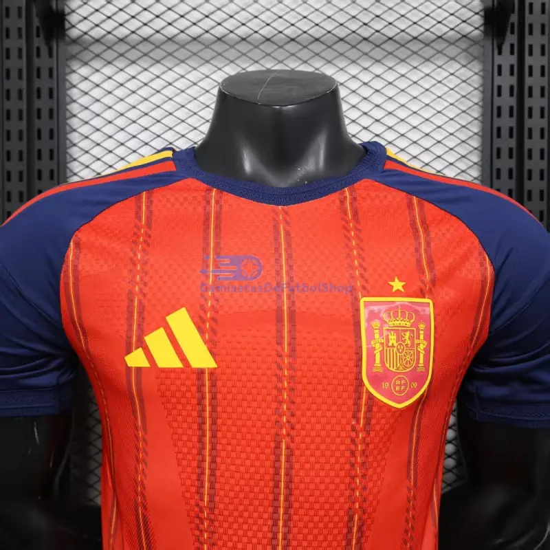 Camiseta España 2026 1ª Equipación Mundial Rojo/Azul (EDICIÓN JUGADOR)