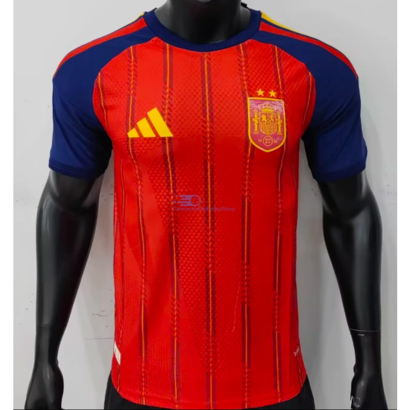 Camiseta España 2026 1ª Equipación Mundial Rojo/Azul (EDICIÓN JUGADOR) 2 Estrellas