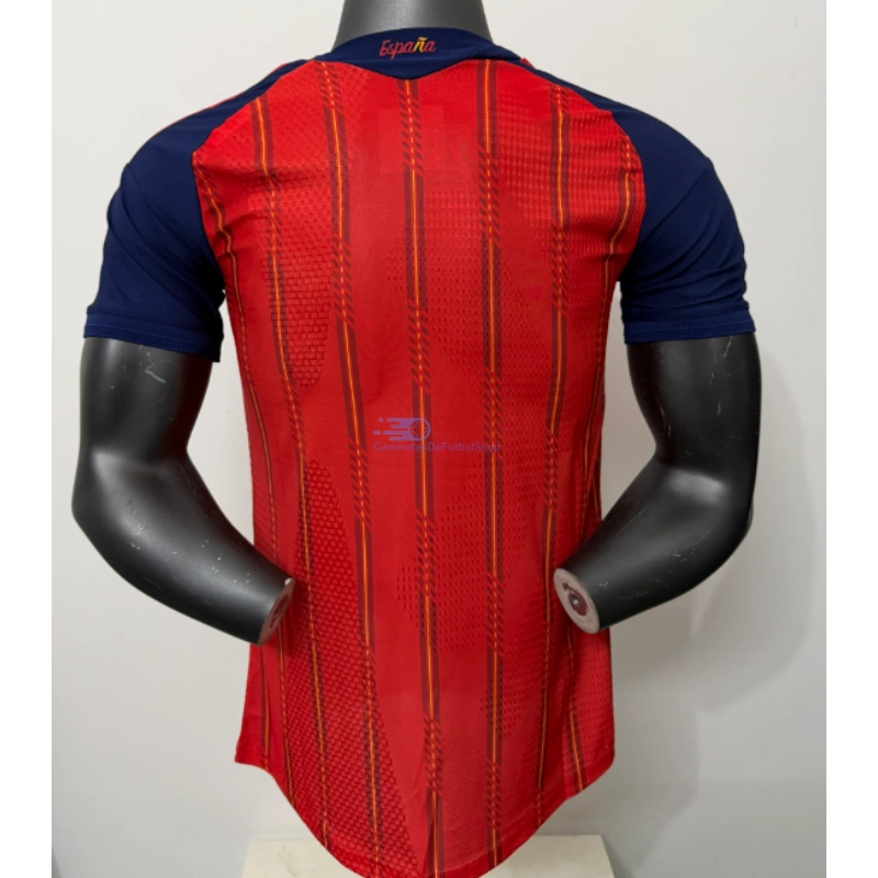 Camiseta España 2026 1ª Equipación Mundial Rojo/Azul (EDICIÓN JUGADOR) 2 Estrellas
