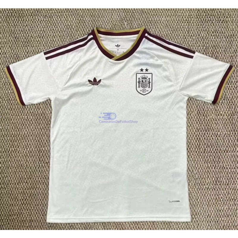 Camiseta España 2026 2ª Equipación Mundial Blanco 2 Estrellas