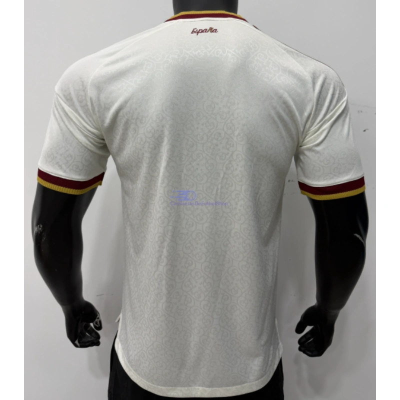 Camiseta España 2026 2ª Equipación Mundial Blanco/Rojo (EDICIÓN JUGADOR) 2 Estrellas