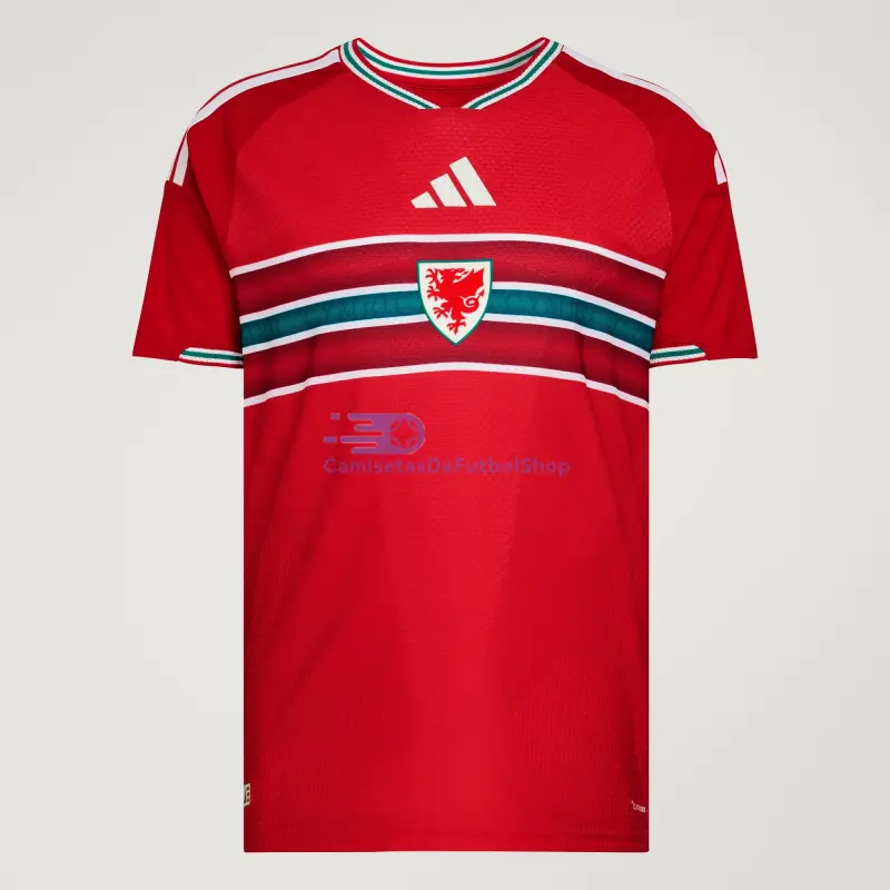 Camiseta Gales 2026 1ª Equipación Mundial Rojo