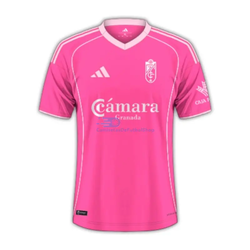 Camiseta Granada 2025/2026 4ª Equipación Rosa con Parche La Liga