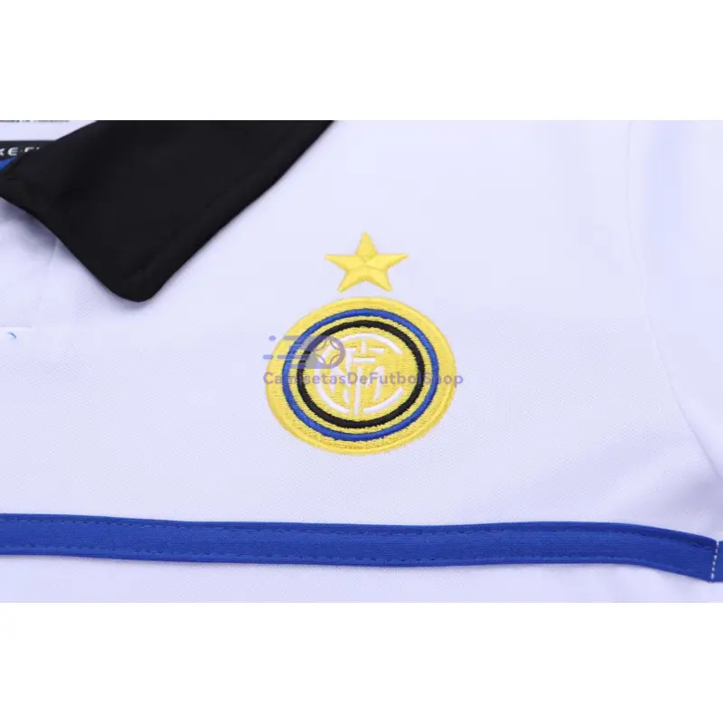Camiseta Inter de Milan 1998/99 2ª Equipación Retro Blanco Niño Kit