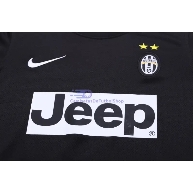 Camiseta Juventus 2012/13 2ª Equipación Retro Negro Niño Kit