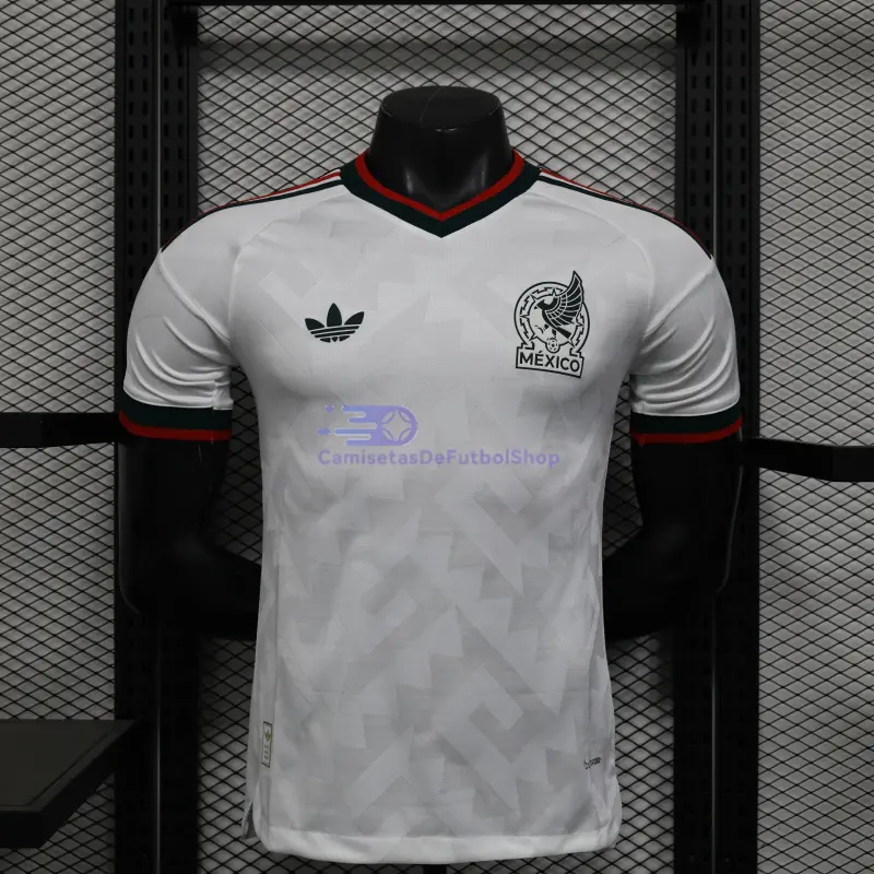 Camiseta México 2026 2ª Equipación Mundial Blanco (EDICIÓN JUGADOR)