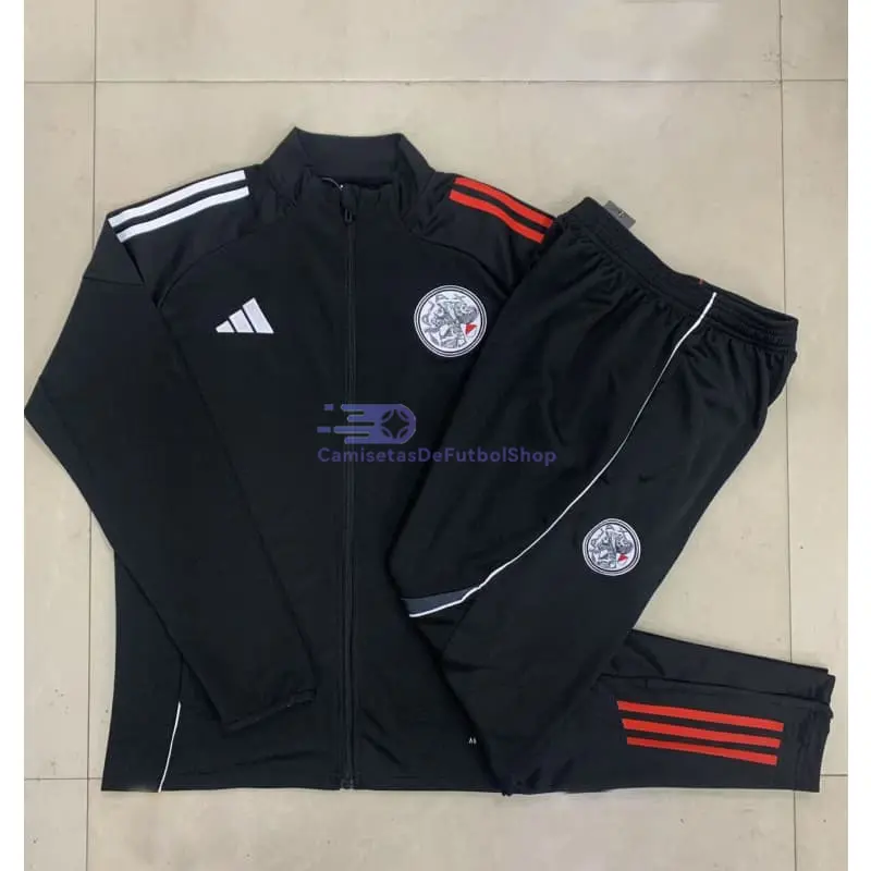 Chandal Ajax 2025/2026 Niño Negro