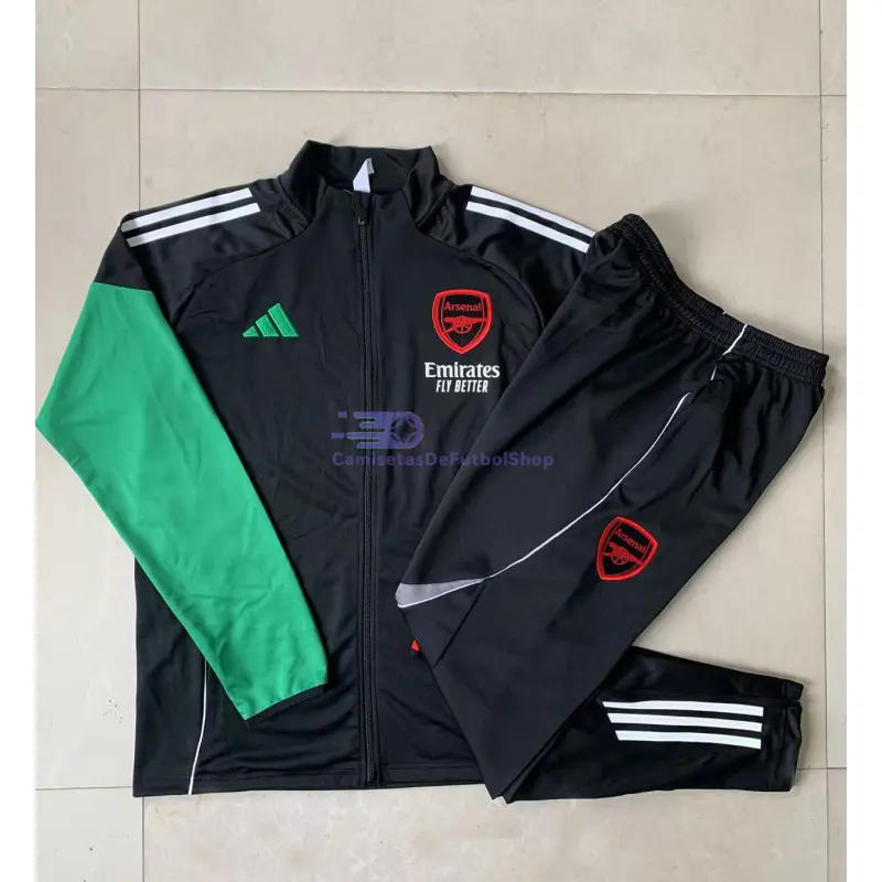 Chandal Arsenal 2025/2026 Niño Azul/Rojo/Verde
