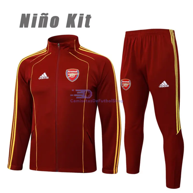 Chandal Arsenal 2025/2026 Niño Rojo/Amarillo